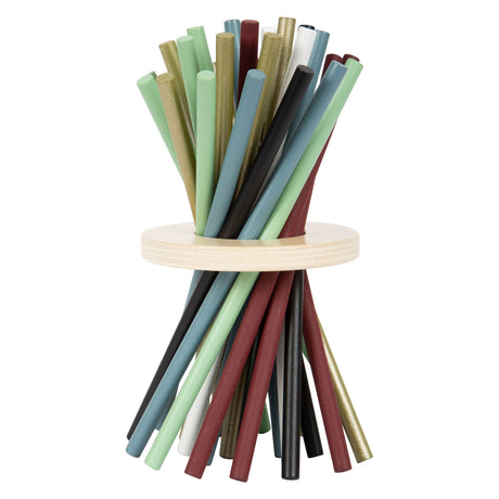 Small foot - jeu vertical mikado en bois édition or