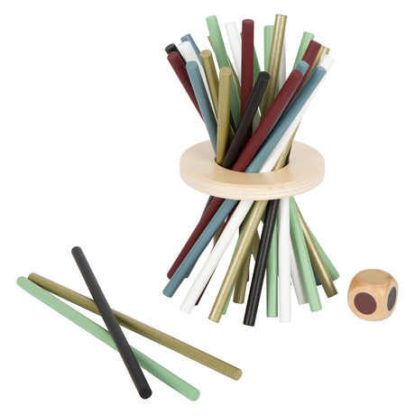 Small foot - jeu vertical mikado en bois édition or