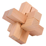 Petit pied - puzzles de cerveau en bois, ensemble de 4