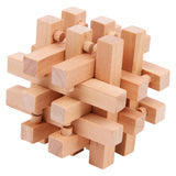 Petit pied - puzzles de cerveau en bois, ensemble de 4