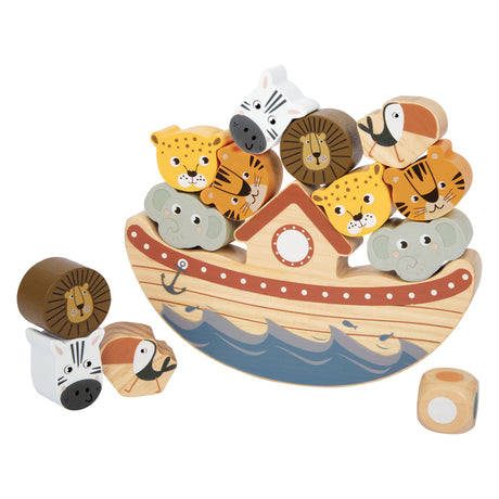 Small foot - safari jeu d'équilibre en bois