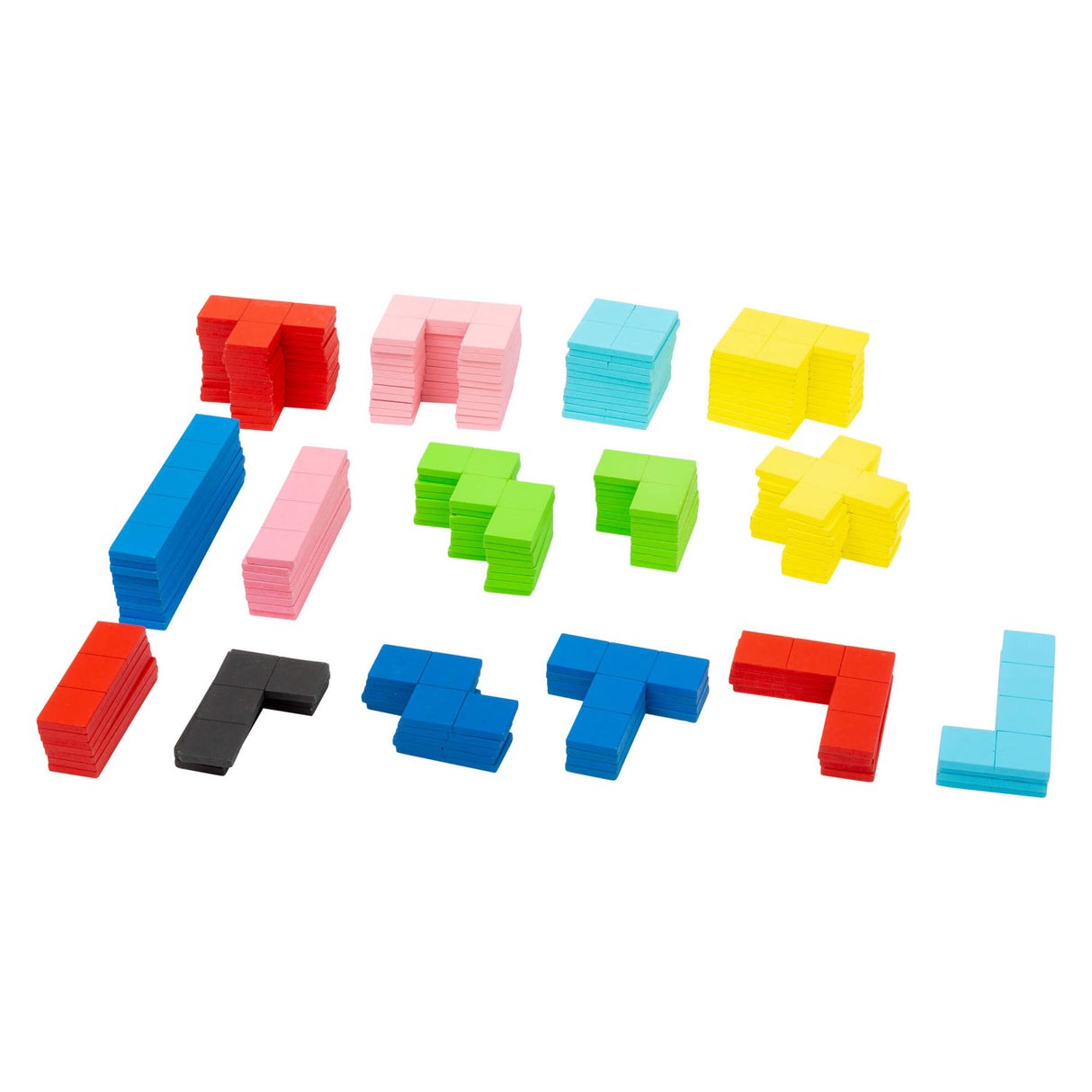 Small foot wooden puzzle geometric shapes