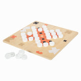 Small foot - jeu de solitaire et moulin en bois édition or