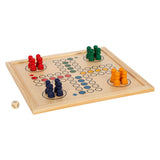 Jeux en bois de petit pied 7 classiques dans la boîte de rangement