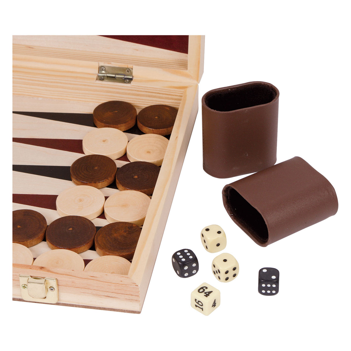 Small foot - échecs et backgammon en bois