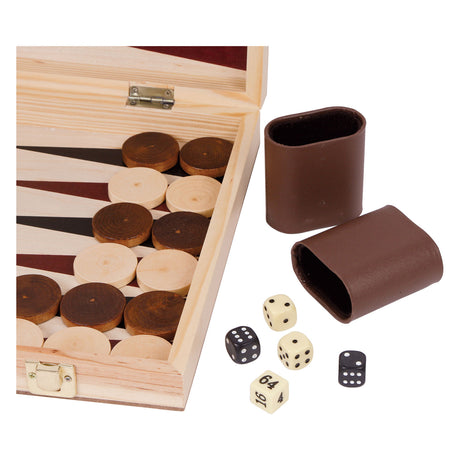 Small foot - échecs et backgammon en bois