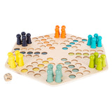 Small foot - jeu de ludo en bois - 6 joueurs