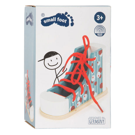 Small foot - chaussure à lacets en bois avec lacet