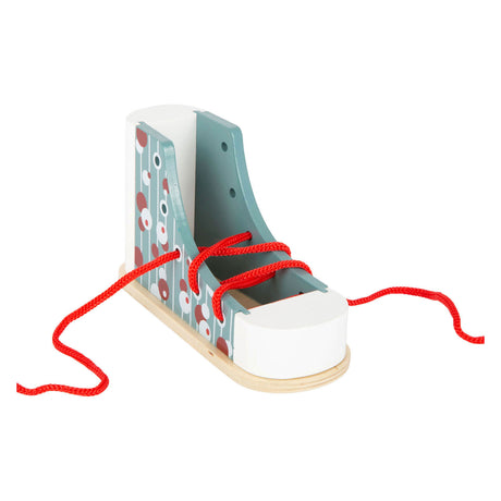 Small foot - chaussure à lacets en bois avec lacet