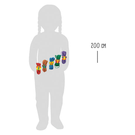 Petit pied - Couleur de papillon Springlélastique, ensemble de 5