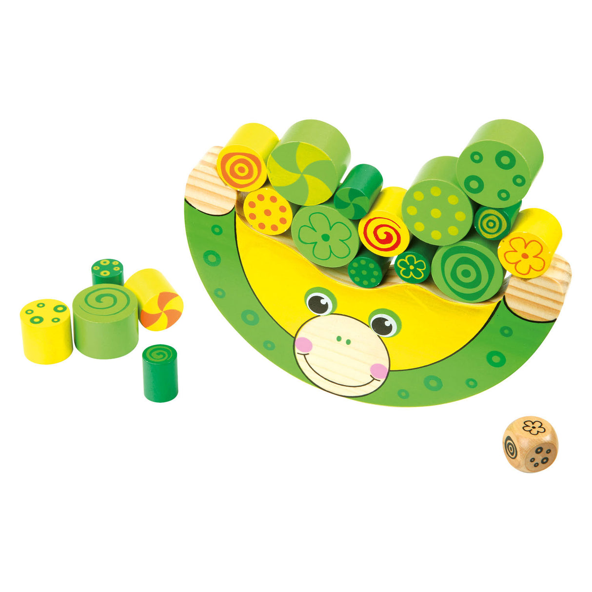 Kleiner Fuß Holzbalance Game Frog, 20dlg.