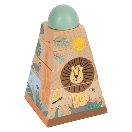 Small foot - tour empilable safari, 6 pcs.