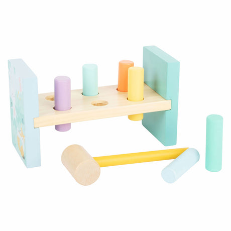 Small foot - banc marteau en bois pastel, 8 pcs.