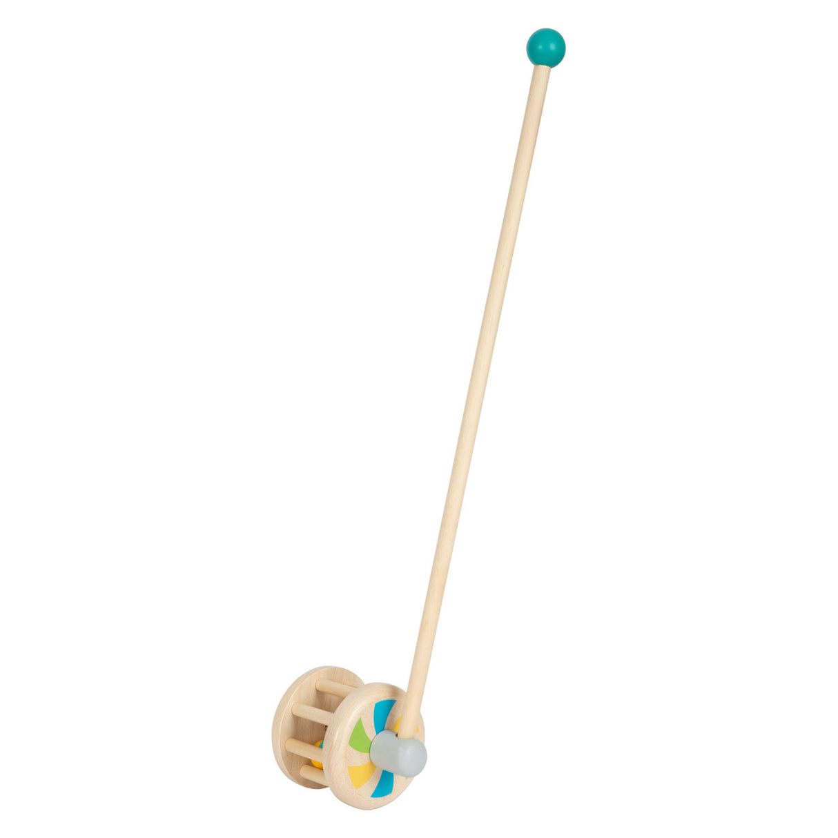 Small foot - hochet poussoir en bois
