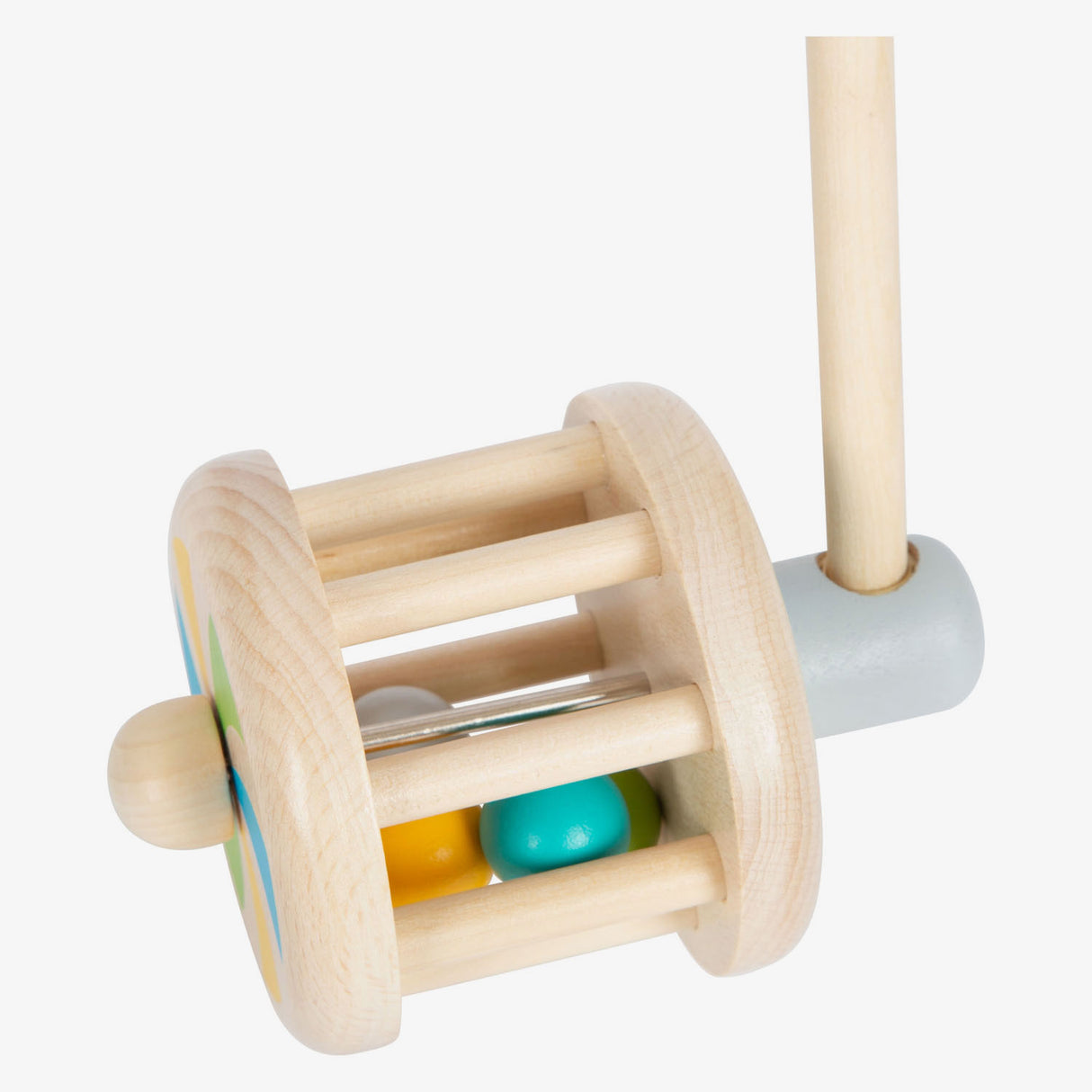 Small foot - hochet poussoir en bois