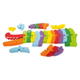 Small foot - puzzle ABC crocodile en bois, 26 pièces.