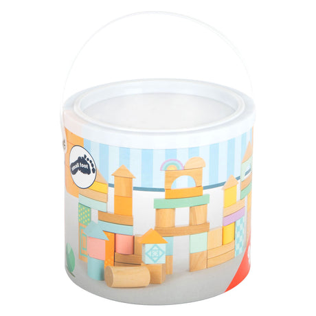 Small foot - blocs de construction en bois pastel, 50 pcs.