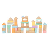 Small foot - blocs de construction en bois pastel, 50 pcs.