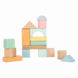 Small foot - blocs de construction en bois pastel, 50 pcs.