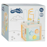 Small foot - cube d'activités en bois et spirale de motricité pastel