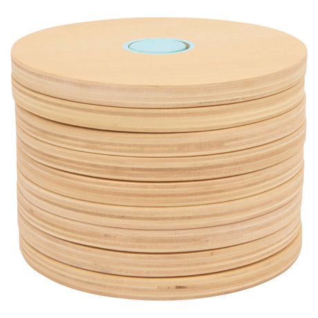 Small foot - jeu d'empilage en bois logisteck éducatif, 9 parties.