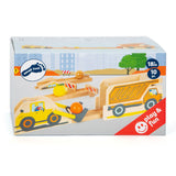 Small foot - Chantier junior de piste de marbre en bois, 10 pcs.