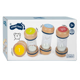 Small foot - ensemble de sabliers en bois xl, 4 pcs.