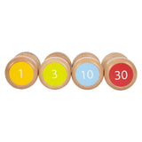 Small foot - ensemble de sabliers en bois xl, 4 pcs.