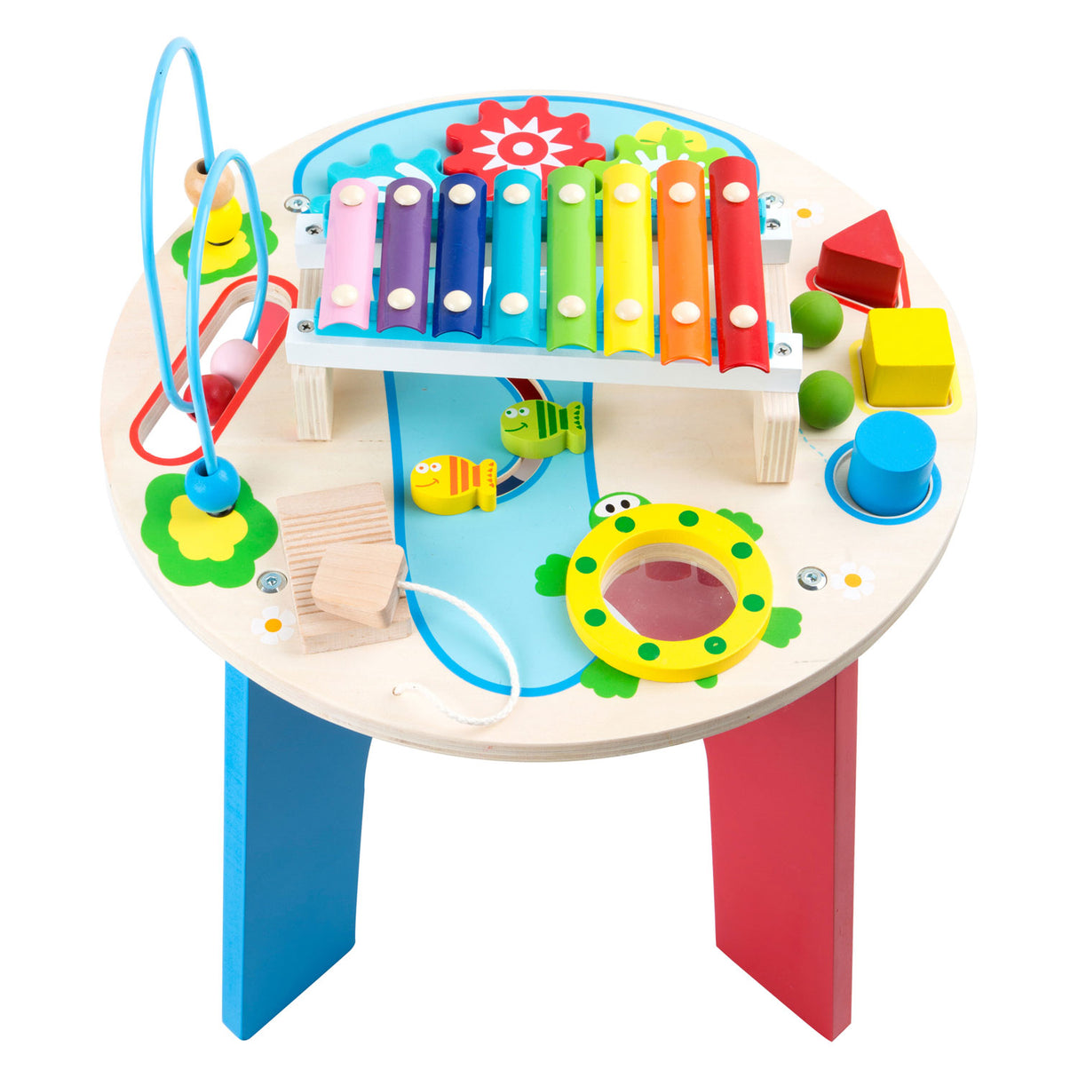 Small foot - activités en bois et table musicale 2en1