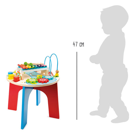 Small foot - activités en bois et table musicale 2en1