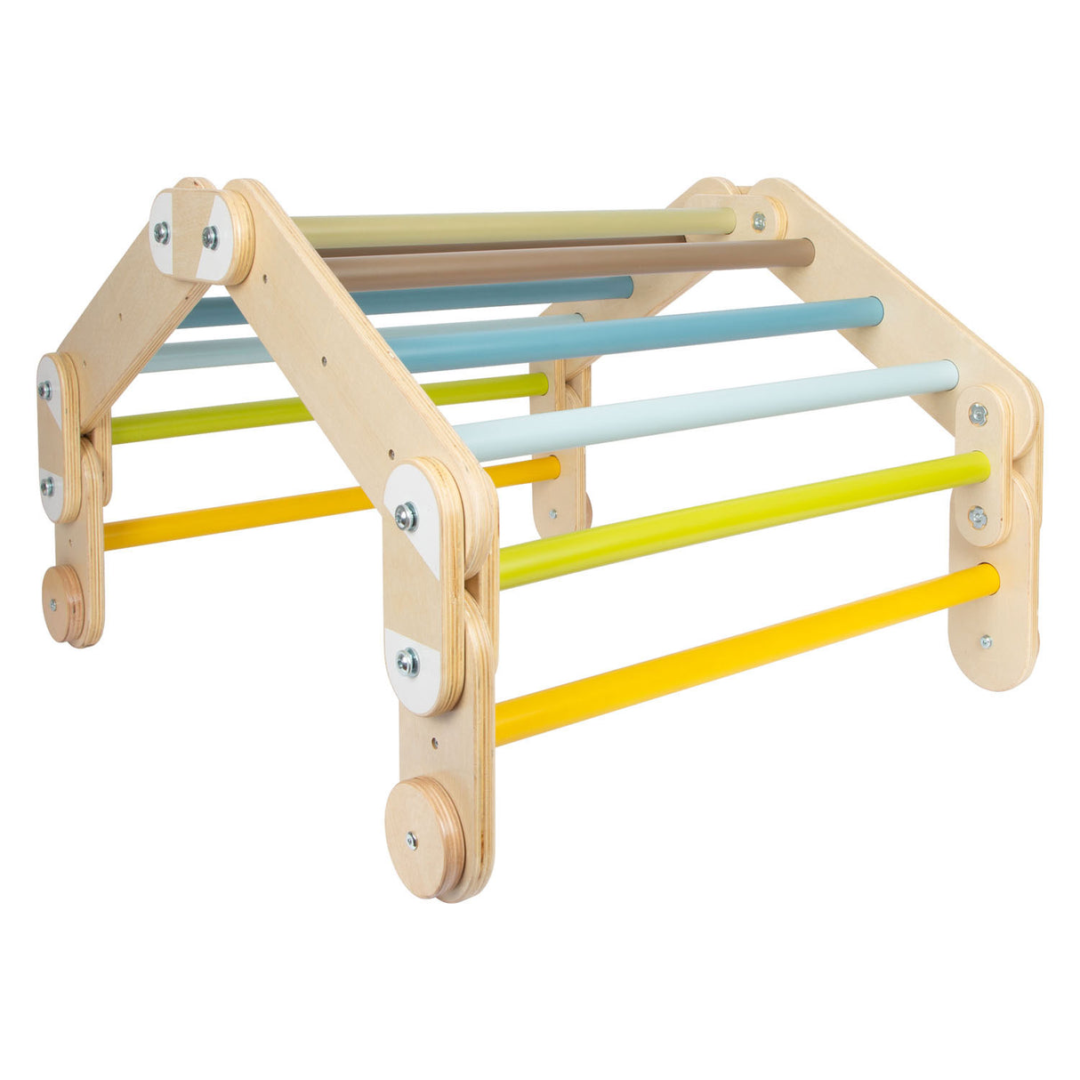 Petit pied - aventure en bois klimrek driekhoek
