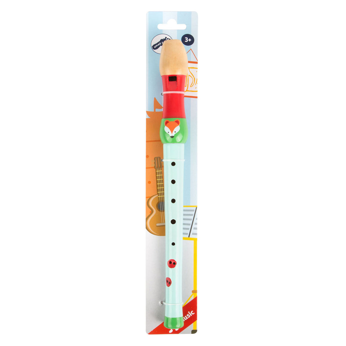 Small foot wooden recorder small fox