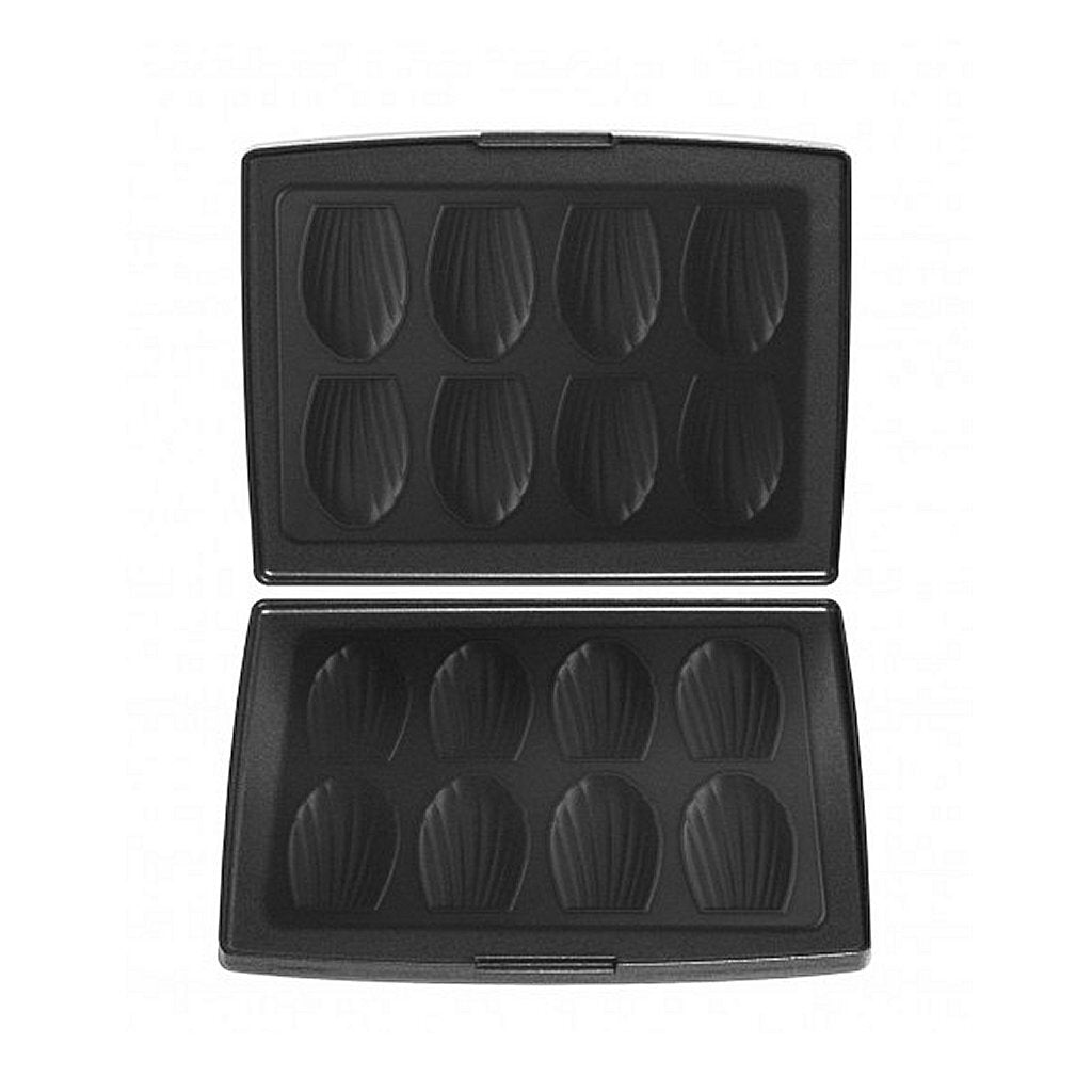 Fritel 142364 plaques à madeleines aluminium noir
