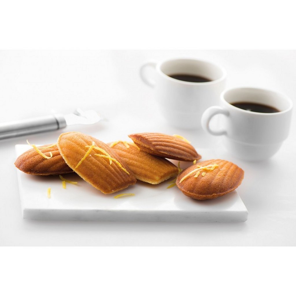 Fritel 142364 Madeleines bakningsbrickor svart aluminium