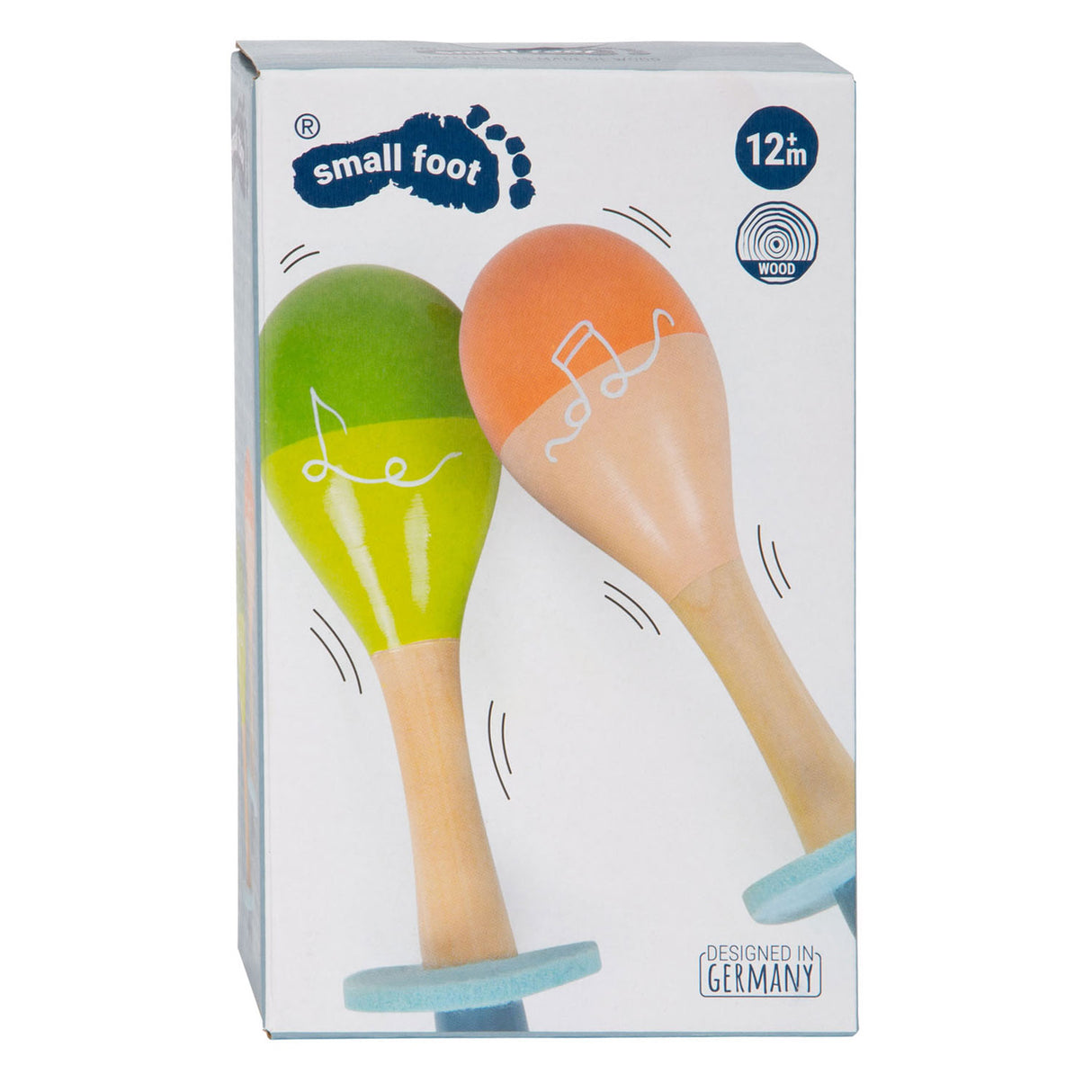 Small foot - maracas en bois rythmes groovy