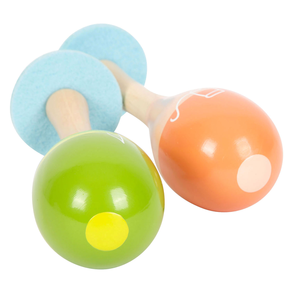 Small foot - maracas en bois rythmes groovy