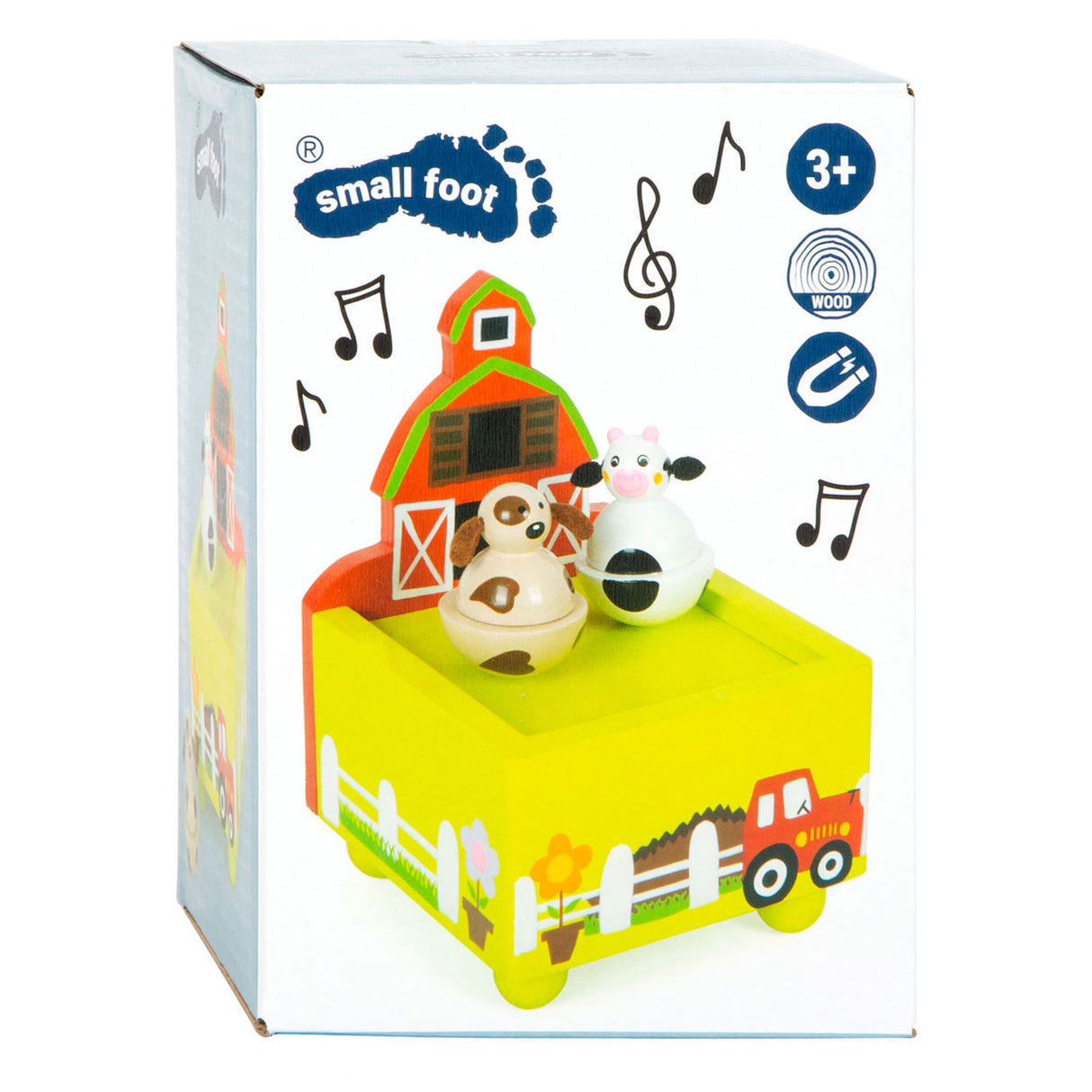 Small foot - ferme de boîtes à musique en bois