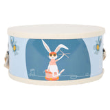 Small foot - tambour en bois groovy beats avec baguettes, 3 parties.