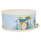 Small foot - tambour en bois groovy beats avec baguettes, 3 parties.