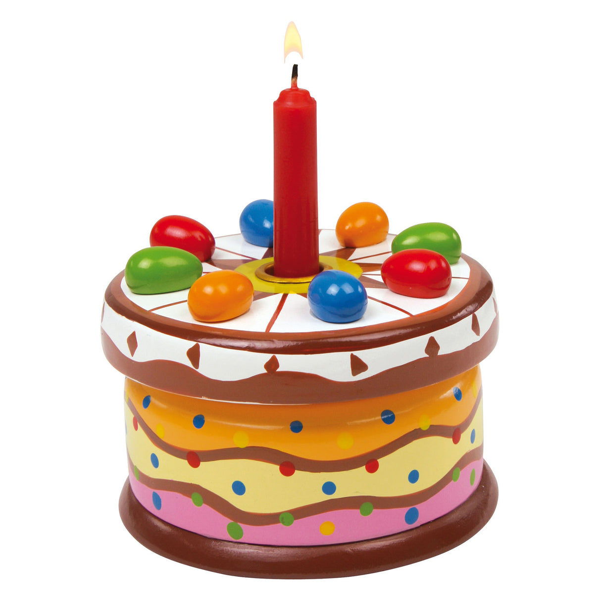Small foot - gâteau d'anniversaire boîte à musique en bois