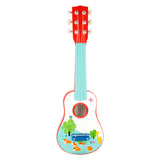 Guitarra de madera de pie pequeña Kleine Vos, 53 cm