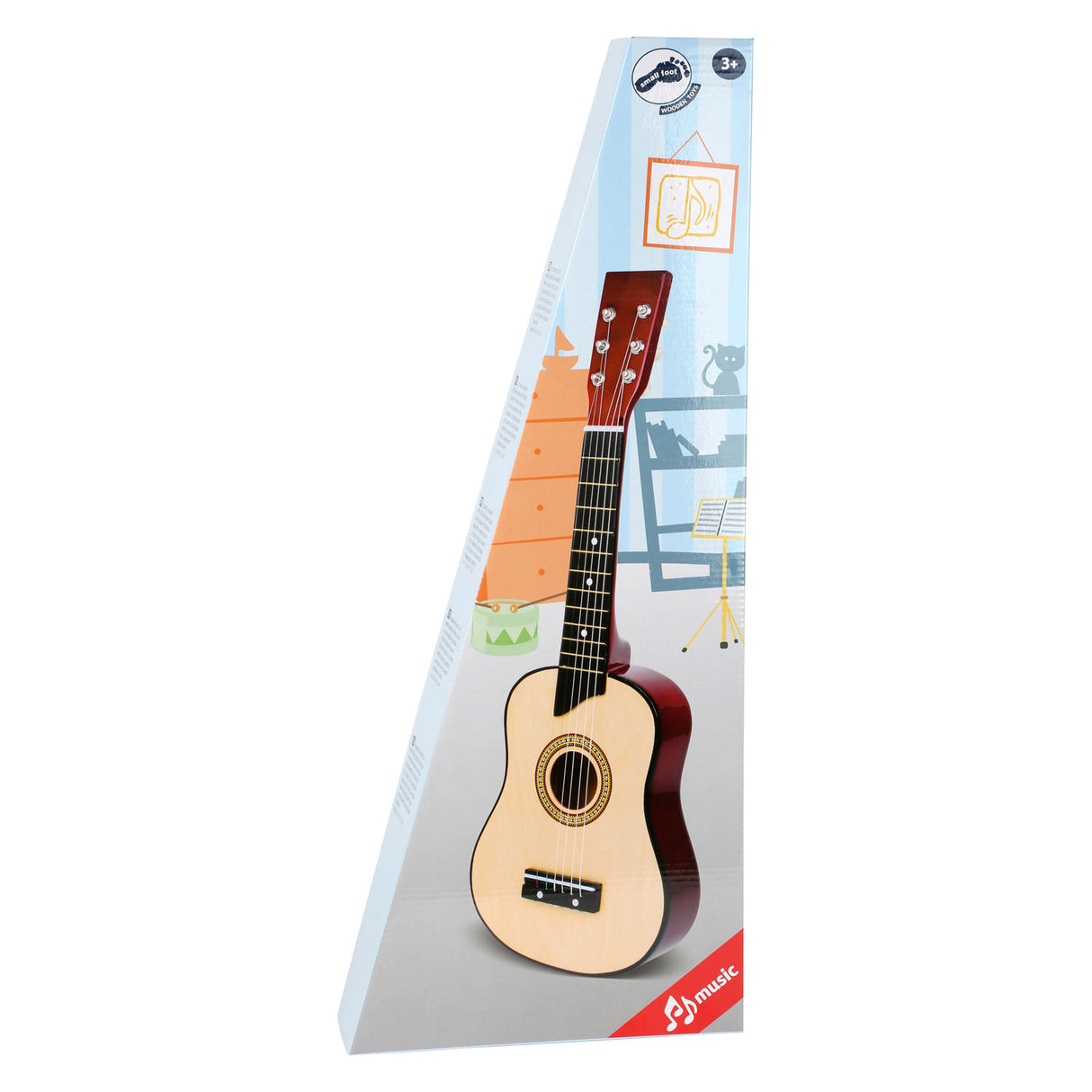 Small foot - guitare classique en bois, 65cm