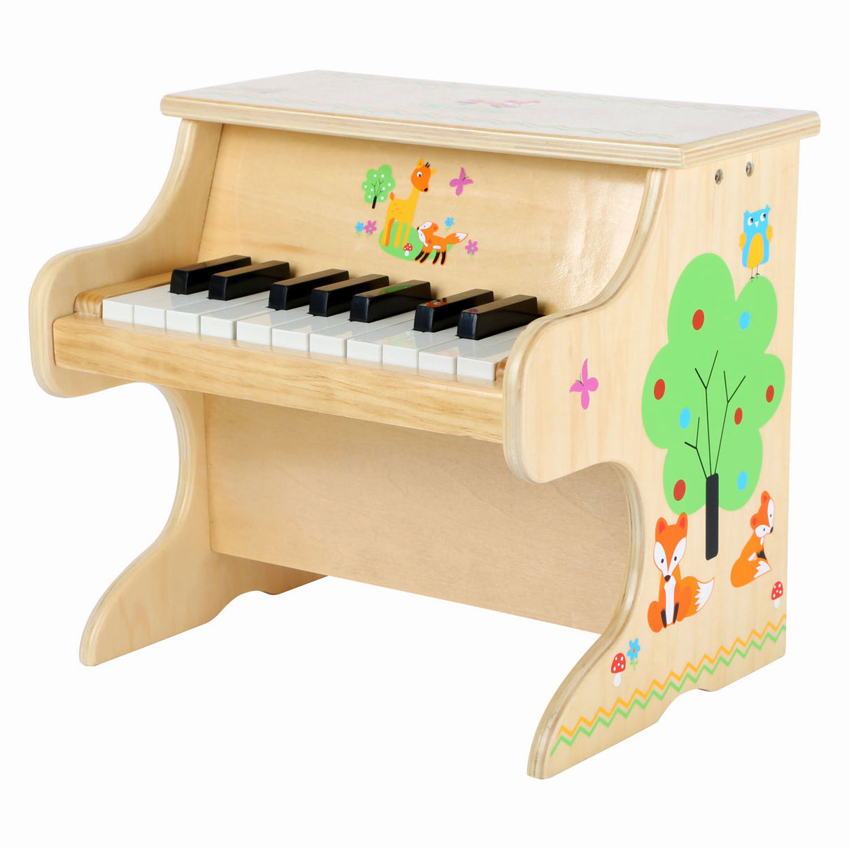 Petit piano en bois petit renard