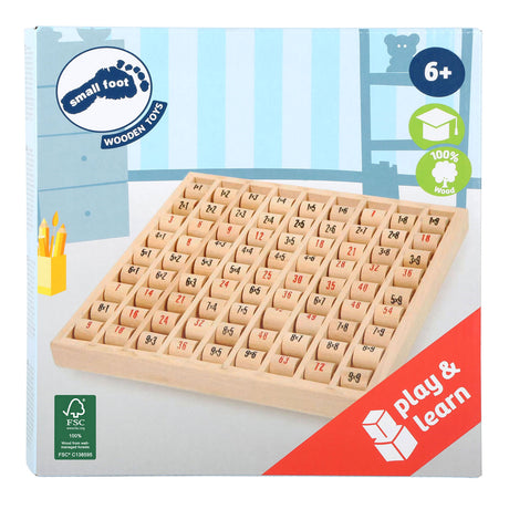 Small foot - planche de multiplication en bois