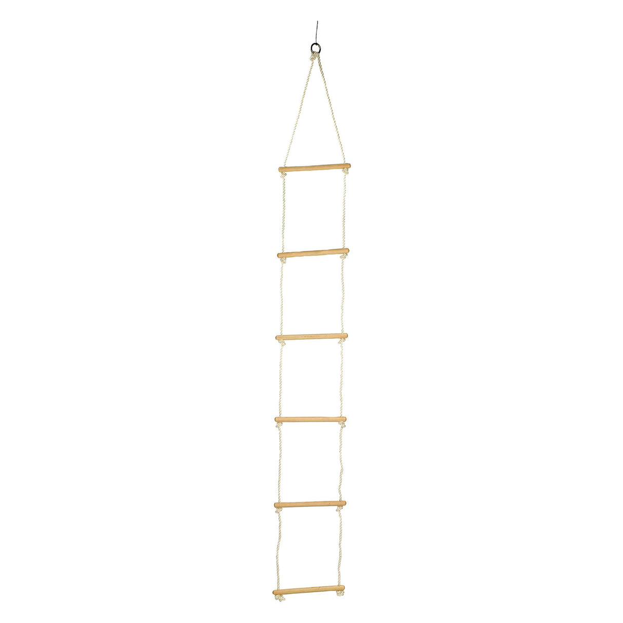 Small foot touwladder met 6 treden, 200cm