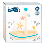 Small foot - jouet de bain bateau à voile en bois étoile de mer