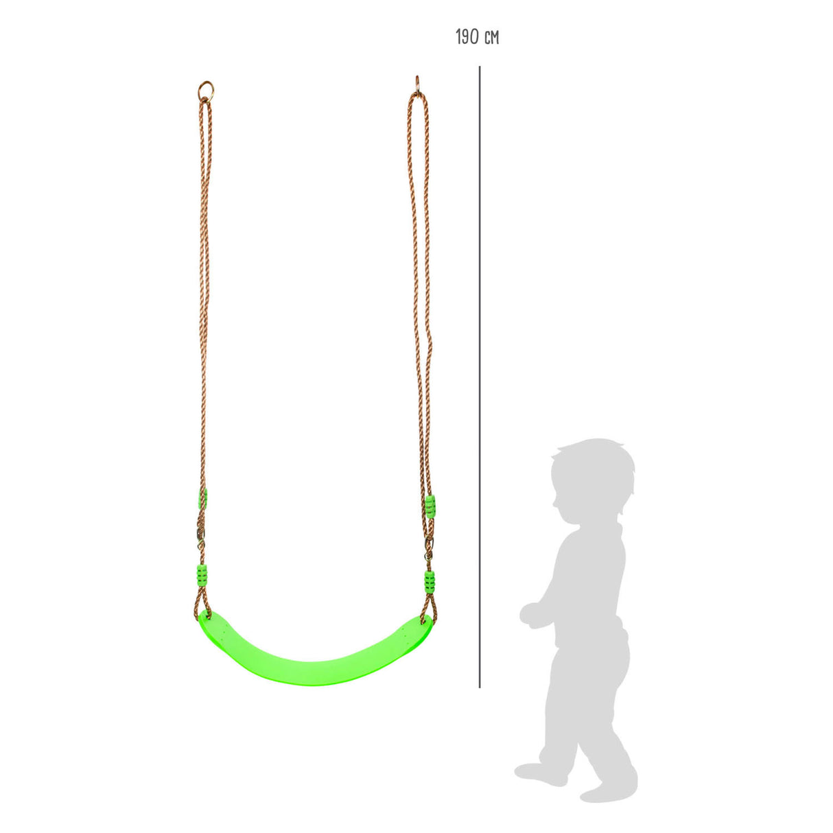 Lille fod fleksibel swing grøn