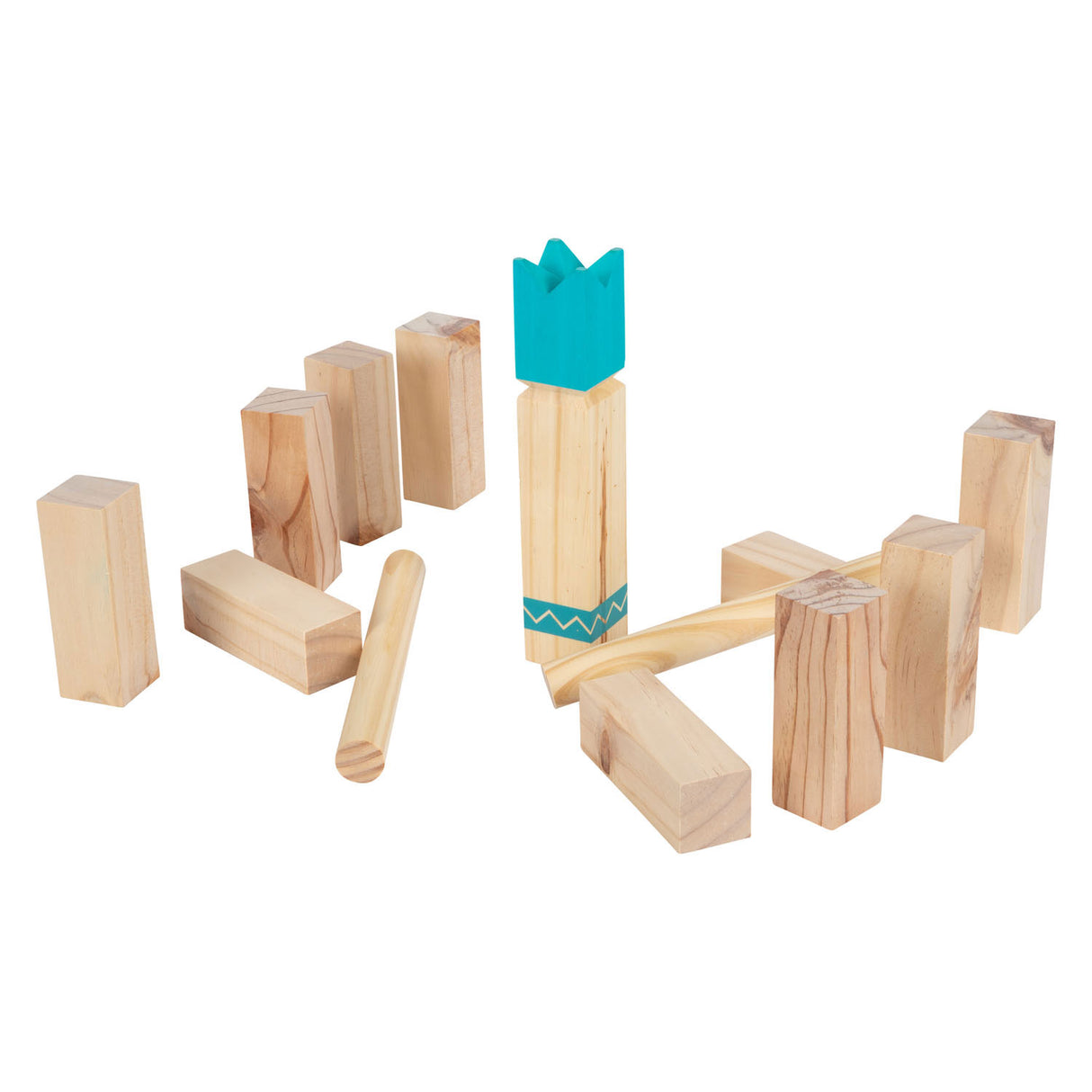 Petit pied - jeu de lancement compact Kub en bois, 21dlg.