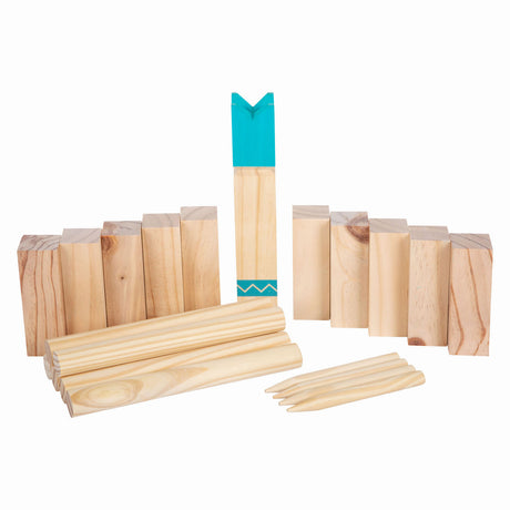 Petit pied - jeu de lancement compact Kub en bois, 21dlg.