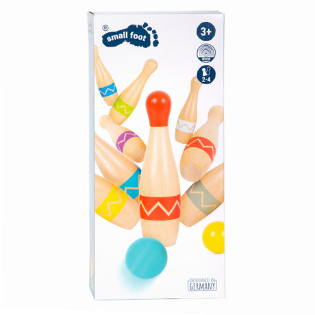 Small Foot - Cone en bois avec motif en zigzag, 11dlg.